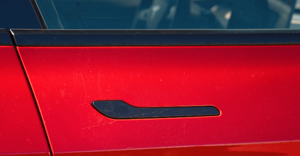 EV door handle safety